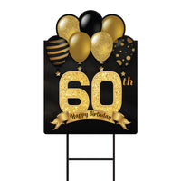 60th Birthday Yard Sign