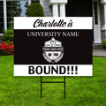 Personalized College Bound 2025 Yard Sign