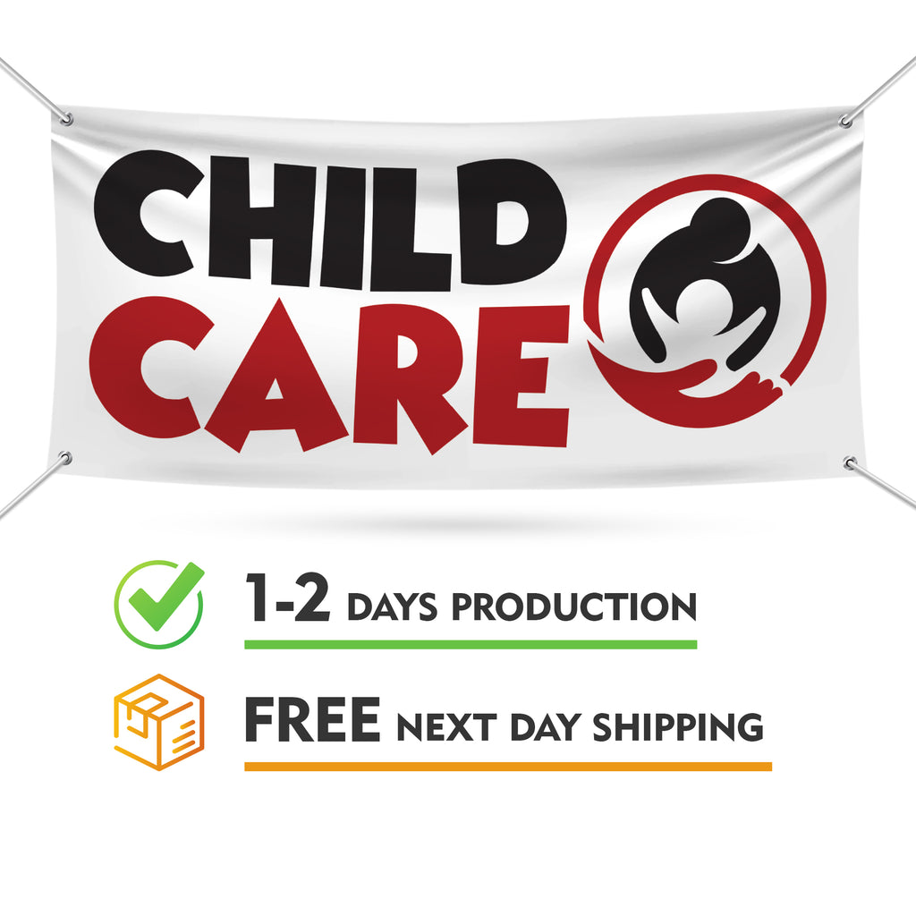 Child Care Banner Sign – Voila Print Inc