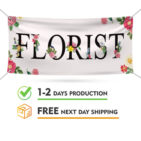 Florist Banner Sign
