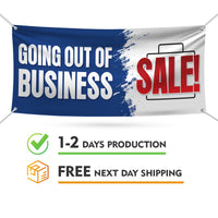 Going Out Of Business Sale Banner Sign