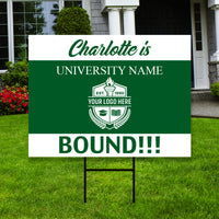 Personalized College Bound 2024 Yard Sign