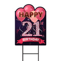 21st Birthday Yard Sign