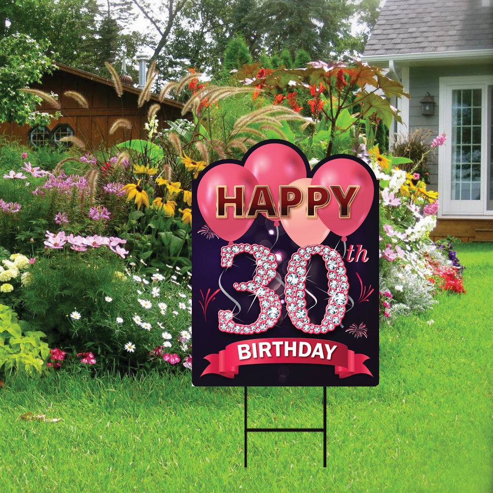 30th Birthday Yard Sign