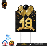 18th Birthday Yard Sign