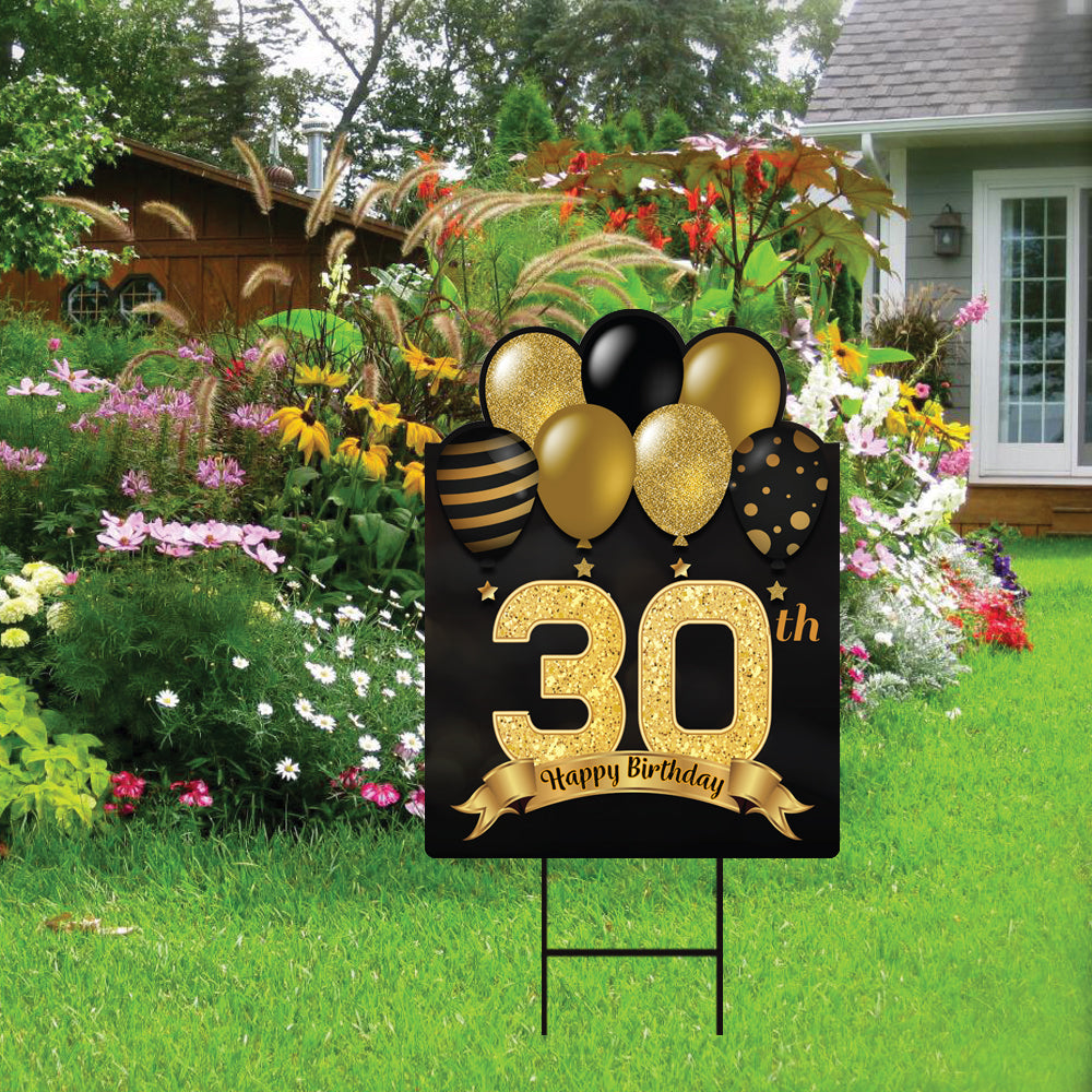 30th Birthday Yard Sign