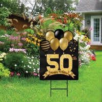 50th Birthday Yard Sign