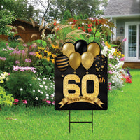 60th Birthday Yard Sign
