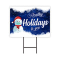 Happy Holidays Yard Sign