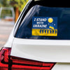 I Stand With Ukraine Sticker Vinyl Decal
