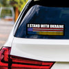 I Stand With Ukraine Sticker Vinyl Decal