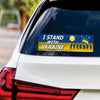 I Stand With Ukraine Sticker Vinyl Decal