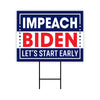 Impeach Biden Yard Sign