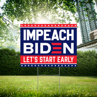 Impeach Biden Yard Sign