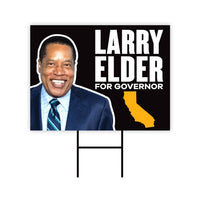 Larry Elder For California Governor Yard Sign