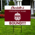 Personalized College Bound 2025 Yard Sign