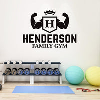 Personalized Name Gym Wall Decal