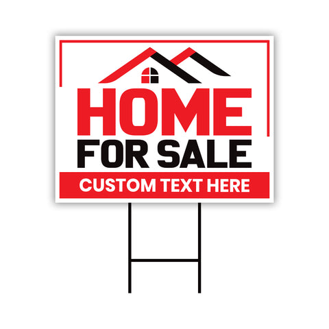 H Stack Sign Yard Sign and H-Stake – Voila Print Inc