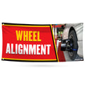 Wheel Alignment Banner Sign