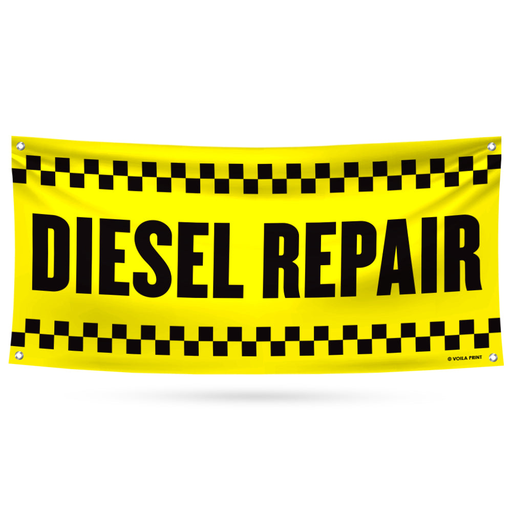 Diesel Repair Banner Sign