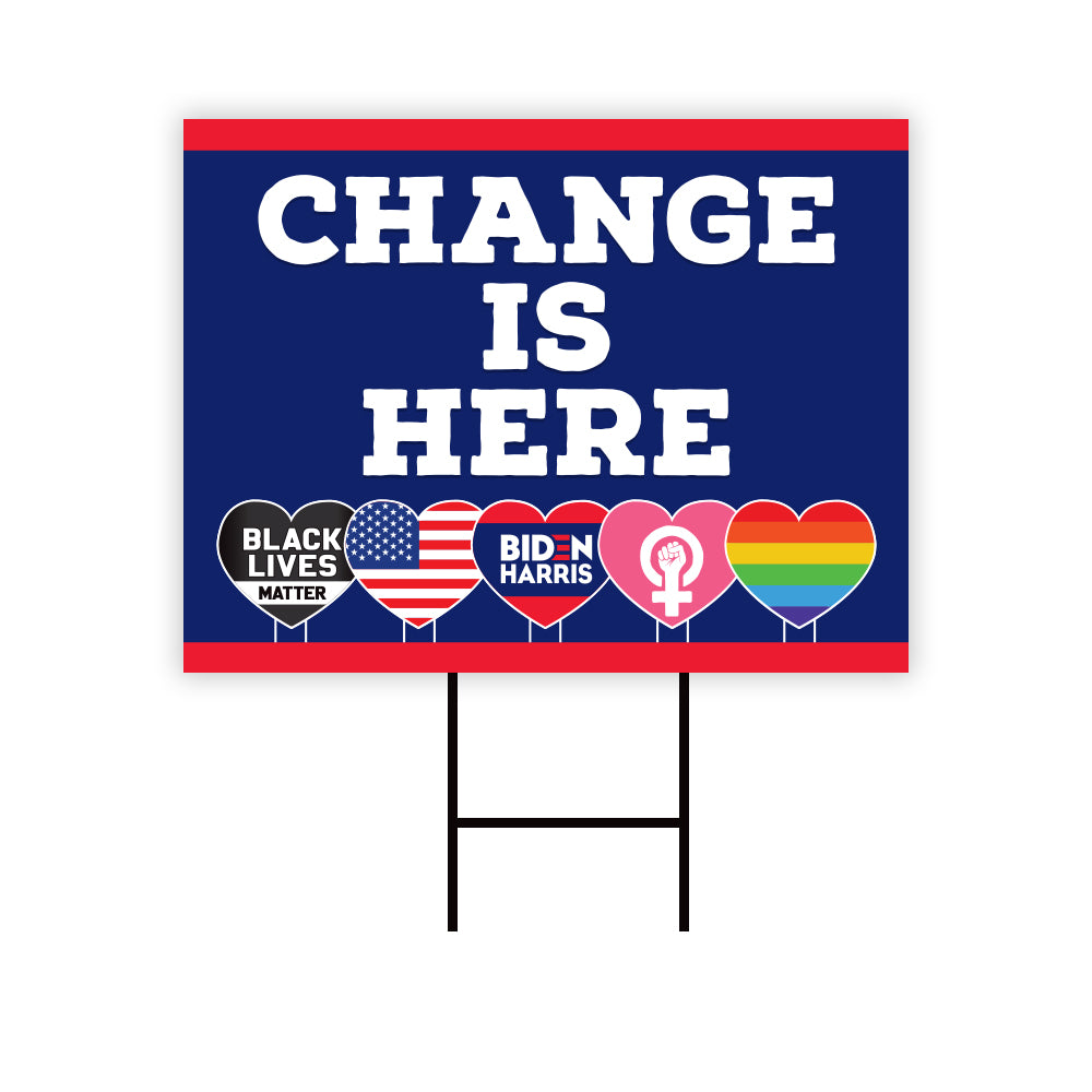 Hate Has No Home Here Black Lives Matter Yard Sign