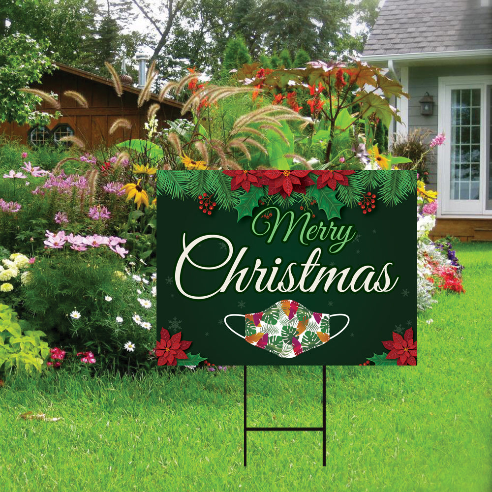 Merry Christmas Yard Sign