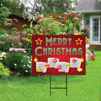 Merry Christmas Yard Sign