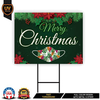 Merry Christmas Yard Sign