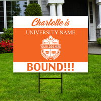 Personalized College Bound 2023 Yard Sign
