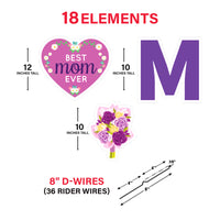 Happy Mother's Day Yard Sign Letters
