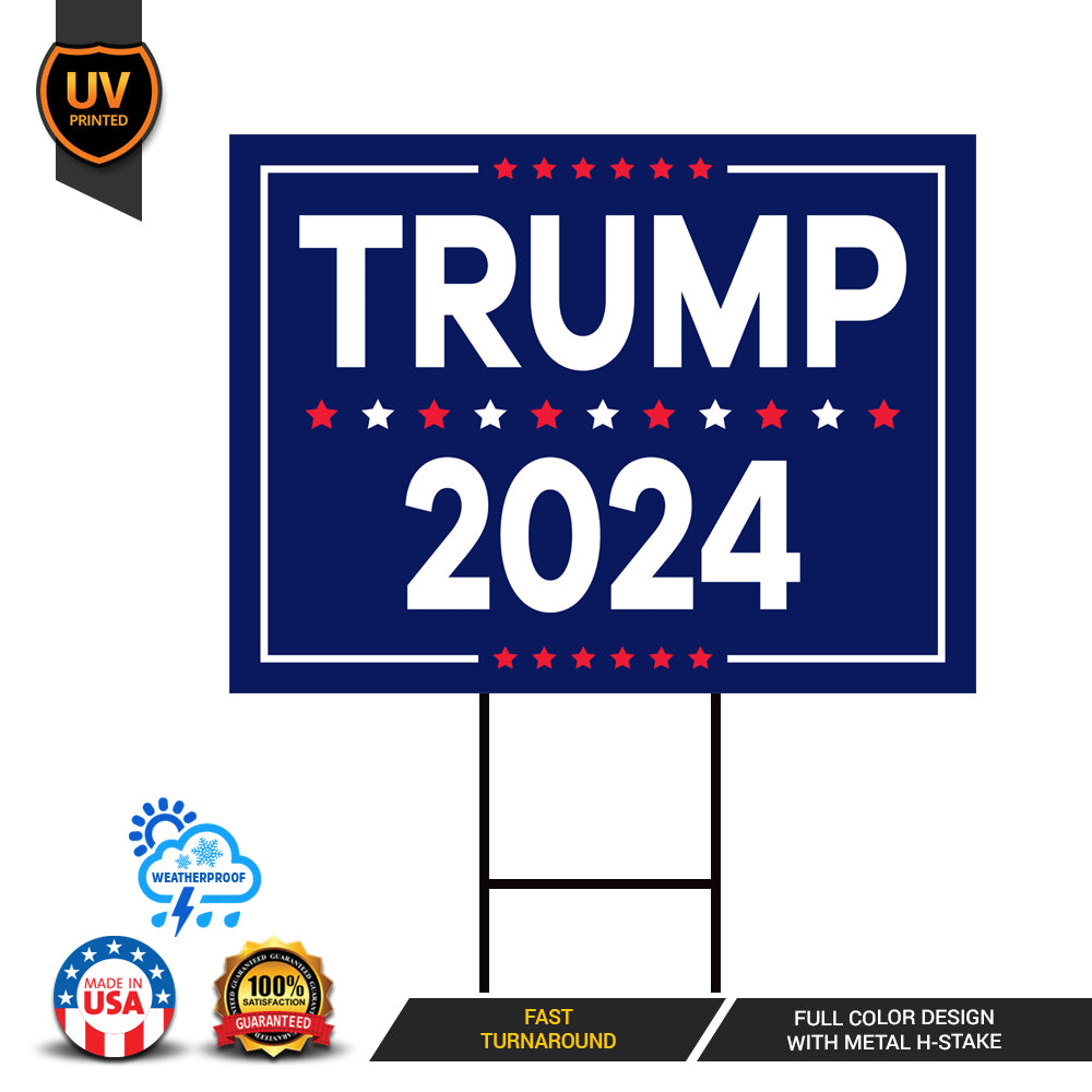 Trump 2024 Yard Sign