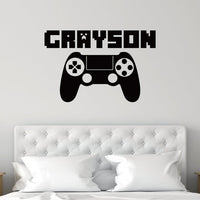 Personalized Video Gamer Name Wall Decal