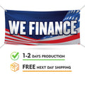We Finance Banner Sign