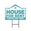 Custom House for Rent Yard Sign