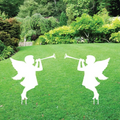 Holy Nativity - Angel Yard Sign Cutouts