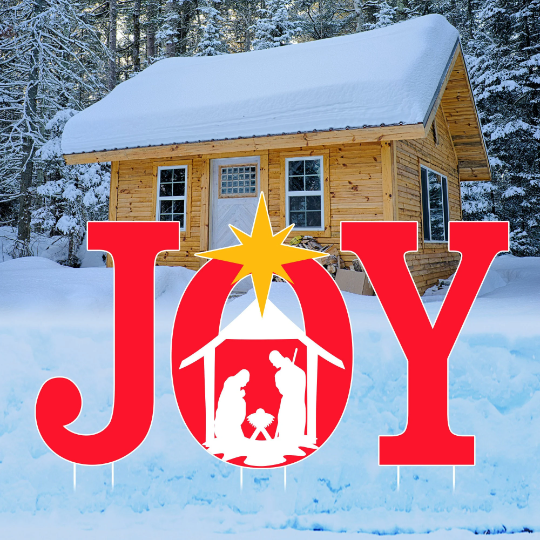 Holy Joy Yard Sign Letters