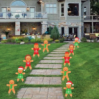 Gingerbread Christmas Yard Sign Cutouts