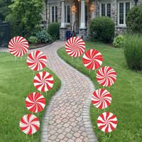 Christmas Peppermint Yard Sign Cutouts