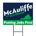 Terry McAuliffe For Virginia Governor Yard Sign