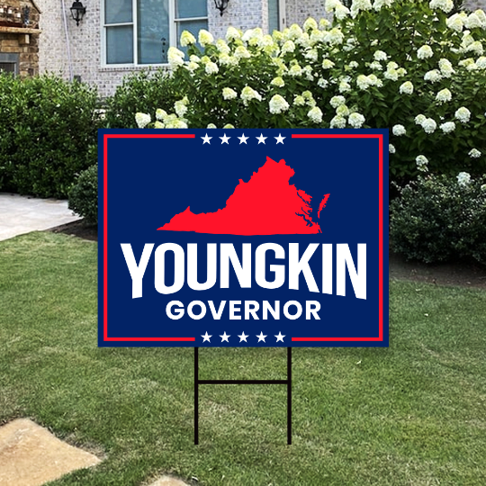 Glenn Youngkin For Virginia Governor Yard Sign