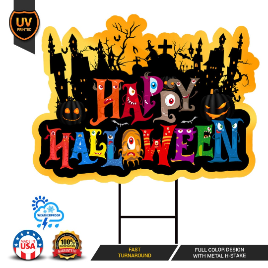 Halloween Yard Sign
