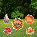 Fall Decorations Thanksgiving Yard Sign Cutouts