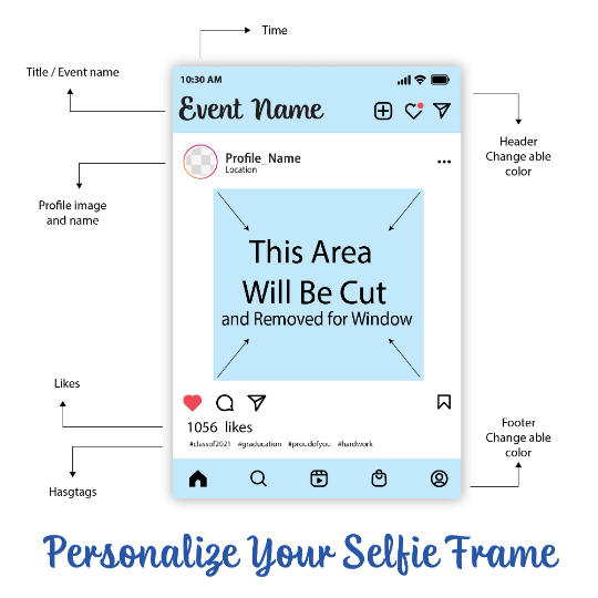 Personalized Instagram Selfie Frame