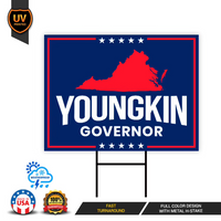 Glenn Youngkin For Virginia Governor Yard Sign
