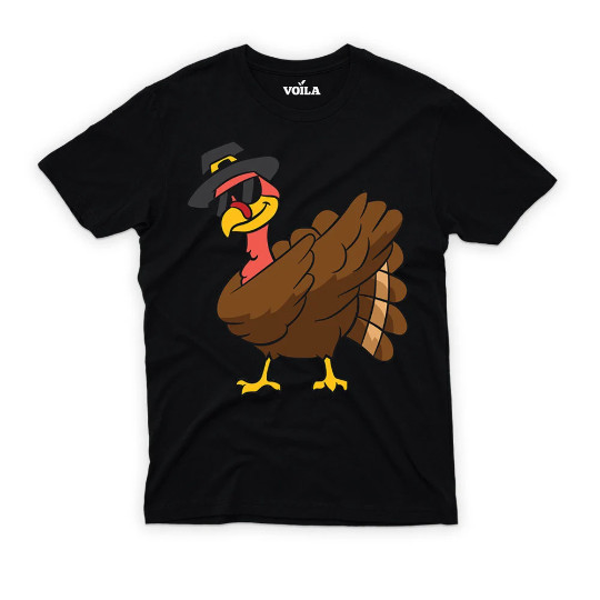 Dabbing Turkey Thanksgiving Shirt