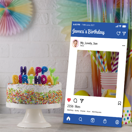 Personalized Instagram Selfie Frame