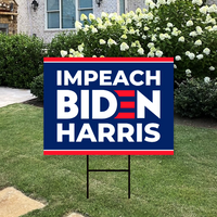 Impeach Biden Harris Yard Sign