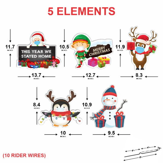 Christmas Yard Sign Cutouts