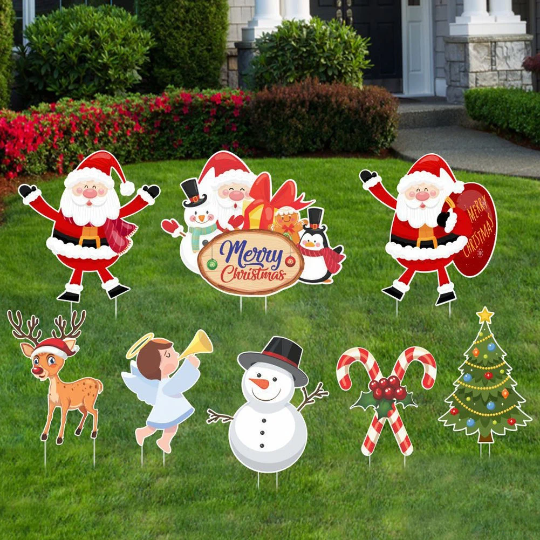 Christmas Yard Sign Cutouts