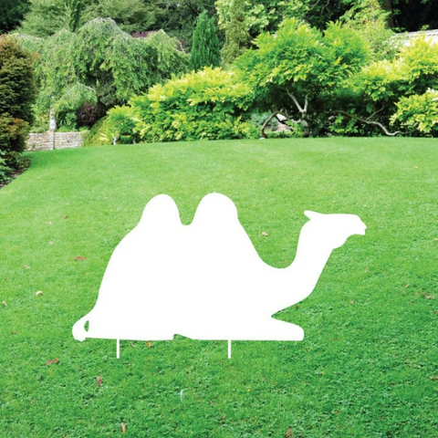 Holy Nativity - Camel Figure Yard Sign Cutouts